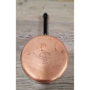 Vintage Revere Ware 1qt Sauce Pan W/ lid great condition made Indonesia copper